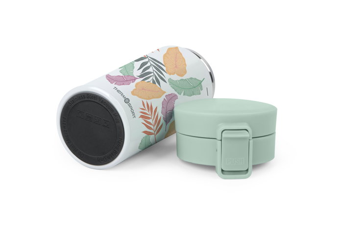 Thermosport Travel Mug Decorada 360ml (7.8 x 6.5 x 18 cm) (12 Unidades)