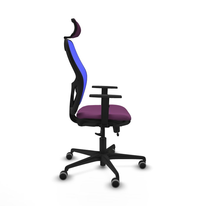 PIQUERAS Y CRESPO Silla de oficina Jorquera Sincro/Traslack Morado y Azul PIQUERAS Y CRESPO Silla de oficina Jorquera Sincro/Traslack Morado y Azul