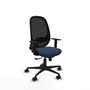 PIQUERAS Y CRESPO Silla de oficina Cilanco Azul marino y Negro