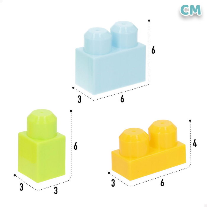 Color Baby Juego de Construcción Build Me Up Tubo Nave Espacial con 40 Bloques