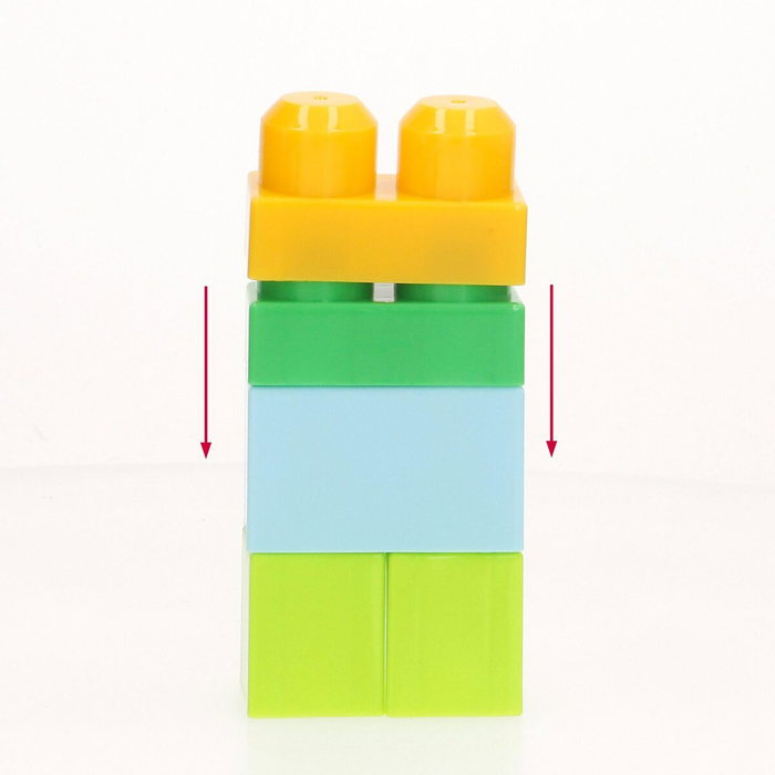 Color Baby Juego de Construcción Build Me Up Tubo Nave Espacial con 40 Bloques