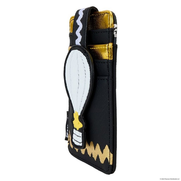 Loungefly Tarjetero Woodstock Hot Air Balloon 75th Anniversary Peanuts Snoopy Piel Vegana