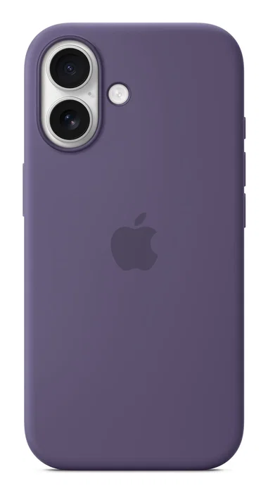 Apple MGF04ZM/A Funda de Silicona con MagSafe para iPhone 17 - Purple Fog (Neblina Púrpura), Protección contra Caídas y Compatible con Carga Inalámbrica