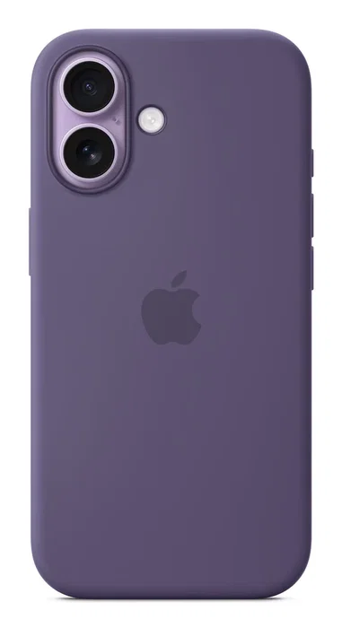 Apple MGF04ZM/A Funda de Silicona con MagSafe para iPhone 17 - Purple Fog (Neblina Púrpura), Protección contra Caídas y Compatible con Carga Inalámbrica