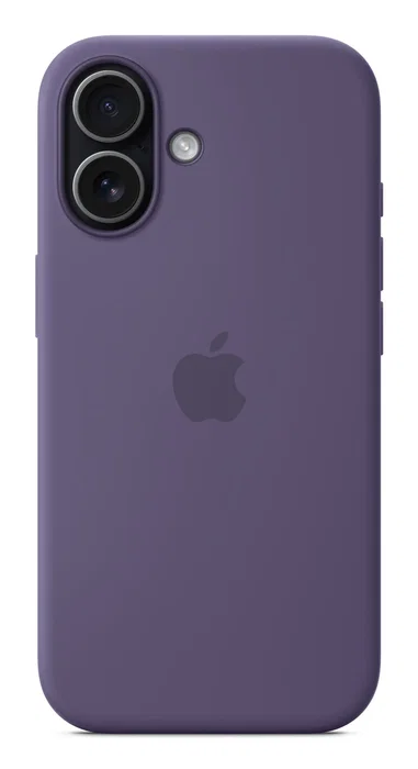 Apple MGF04ZM/A Funda de Silicona con MagSafe para iPhone 17 - Purple Fog (Neblina Púrpura), Protección contra Caídas y Compatible con Carga Inalámbrica