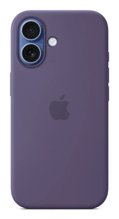 Apple MGF04ZM/A Funda de Silicona con MagSafe para iPhone 17 - Purple Fog (Neblina Púrpura), Protección contra Caídas y Compatible con Carga Inalámbrica