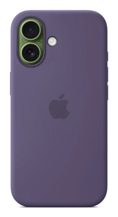 Apple MGF04ZM/A Funda de Silicona con MagSafe para iPhone 17 - Purple Fog (Neblina Púrpura), Protección contra Caídas y Compatible con Carga Inalámbrica