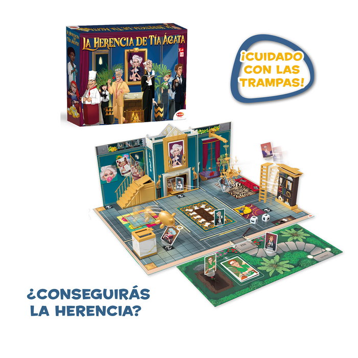 Bizak 62855053 La Herencia De Tia Agata Juego de Mesa Español +8 Años
