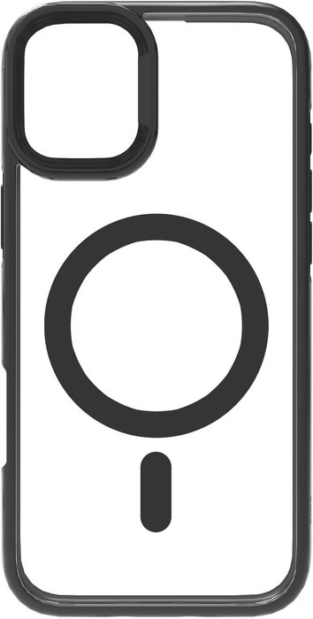 eSTUFF INFINITE HELSINKI Funda Magnética Compatible con MagSafe para iPhone 16 Plus con Soporte - Negra - 86% Plástico Reciclado - Protección contra Caídas