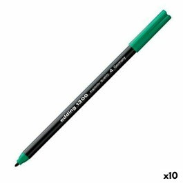 Edding Rotulador 1300 Verde Punta Redonda 2 mm (Set de 10)
