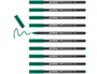 Edding Rotulador 1300 Verde Punta Redonda 2 mm (Set de 10)