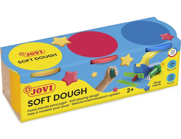 Jovi Pasta Blandiver Pack de 3 Botes Colores Surtidos