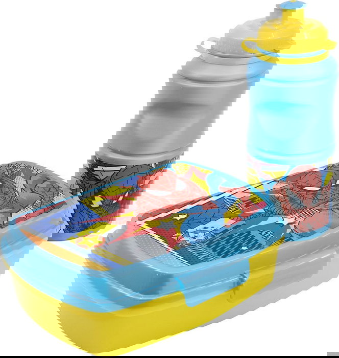 Set de Fiambrera y Bidón Spider-Man CZ11279 380 ml 17 cm Plástico Set de Fiambrera y Bidón Spider-Man CZ11279 380 ml 17 cm Plástico