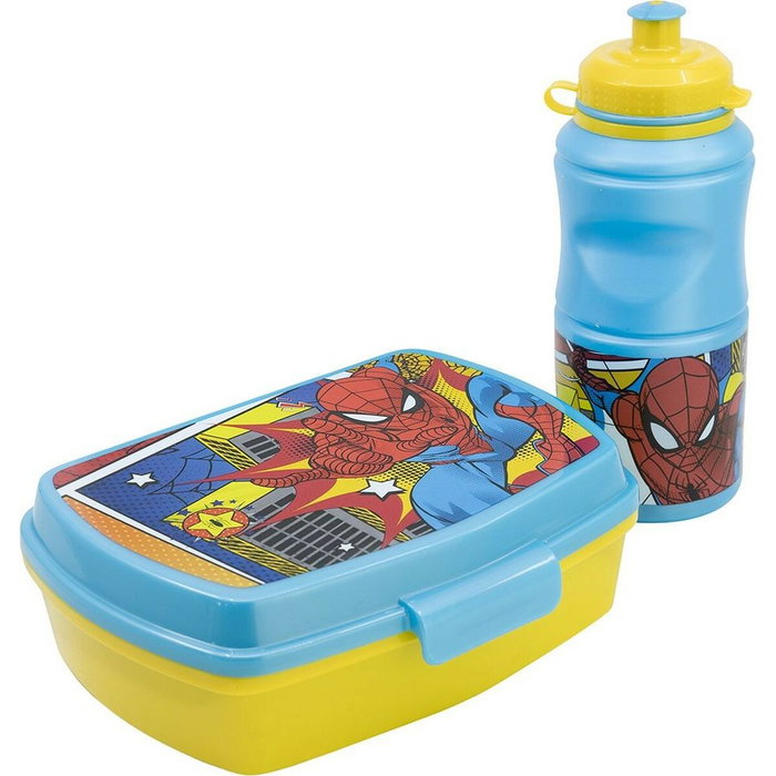 Licensing Caja de Regalo Spider-Man con Botella Easy Sport y Funny Sand Box