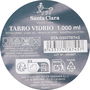 Inde Tarro de Vidrio con Tapa de Acacia 1000 ml para Almacenamiento, 20 cm de Alto, Capacidad 1 Litro (12 Unidades)