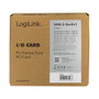 LogiLink Tarjeta PCI-Express con USB 3.2 Gen2, USB-A y USB-C (PD)