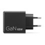 Lenovo Cargador GaN Dual USB-C 65W Negro 40AW065BEU