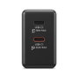 Lenovo Cargador GaN Dual USB-C 65W Negro 40AW065BEU