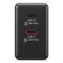 Lenovo 40AW065BEU Adaptador Cargador USB-C de 65W Universal para Interior/Exterior, Voltaje 100-240V, Color Negro