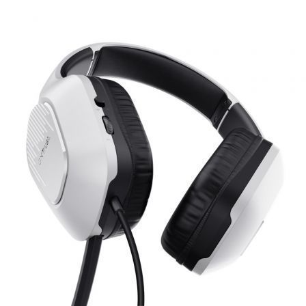 Trust Gaming Auriculares Gaming GXT 415 Zirox con Micrófono Jack 3.5 Blancos para PC y Consolas