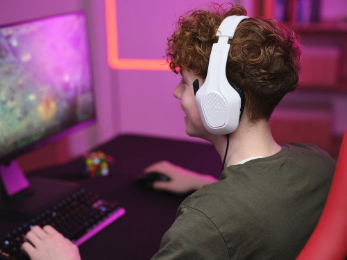 Trust GXT 415W Zirox Auriculares Gaming de Diadema Blanco