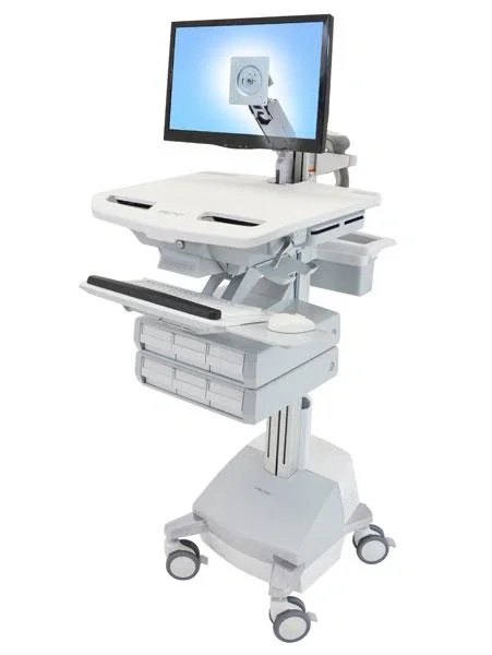 Ergotron StyleView Carro multimedia con brazo LCD y 6 cajones