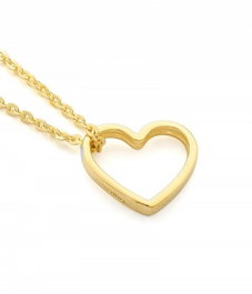 Secrecy Collar TOGETHER con Diamante y Baño de Oro de 18k