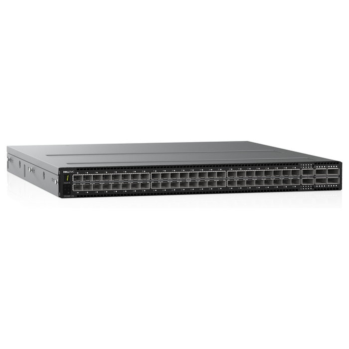 DELL S-Series Switch S5248F-ON 1U Rack, Gestionado L2/L3, 48 Puertos SFP28 25GbE + 4 QSFP28 100GbE + 2 QSFP-DD 200GbE, Conmutación 2000 Gbps