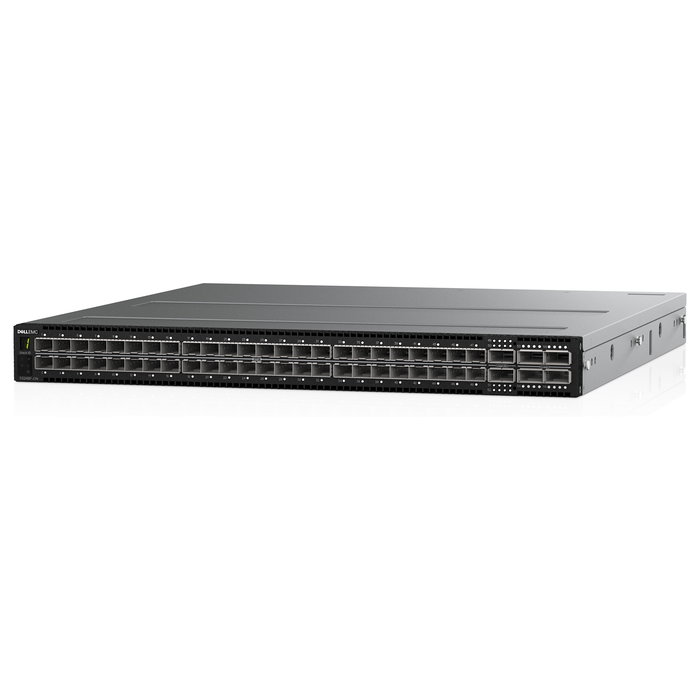 DELL S-Series Switch S5248F-ON 1U Rack, Gestionado L2/L3, 48 Puertos SFP28 25GbE + 4 QSFP28 100GbE + 2 QSFP-DD 200GbE, Conmutación 2000 Gbps