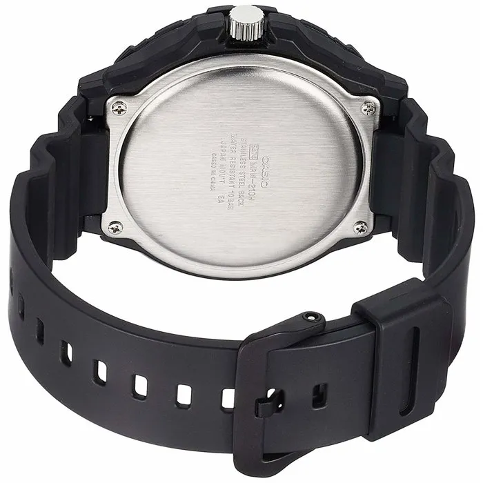 Casio Reloj MRW-230H Hombre Analógico de Cuarzo Negro y Azul
