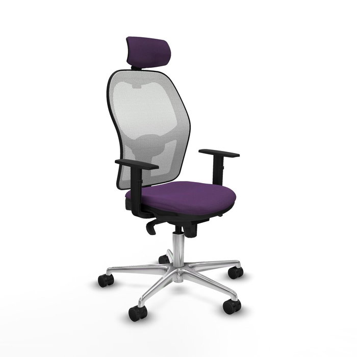 PIQUERAS Y CRESPO Silla de oficina Jorquera Morada y Blanca PIQUERAS Y CRESPO Silla de oficina Jorquera Morada y Blanca