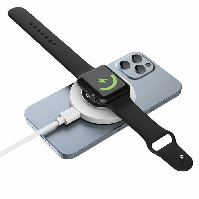 Muvit Cargador Inalámbrico MCWIR0013 15W con USB-C y Cable USB-C