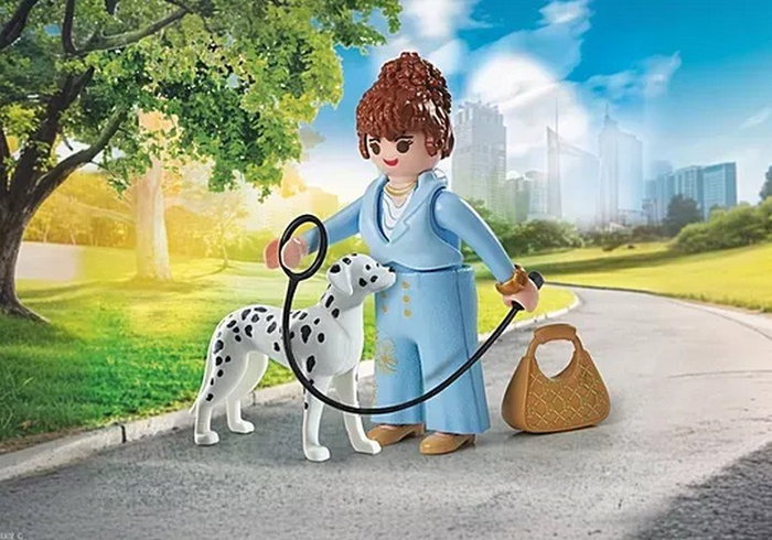 Playmobil Mánager con Dálmata 71736 My Life