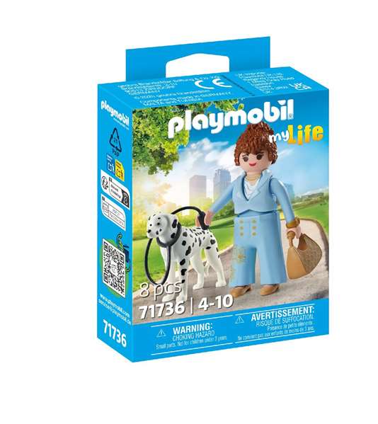 Playmobil Mánager con Dálmata 71736 My Life