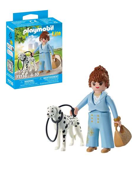 Playmobil Mánager con Dálmata 71736 My Life