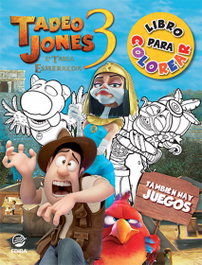 EDIBA EUROPA EON, Colorea Tadeo Jones: La tabla esmeralda. - EDIBA