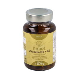 KIROOT Vitamina D3+K2 120 Perlas