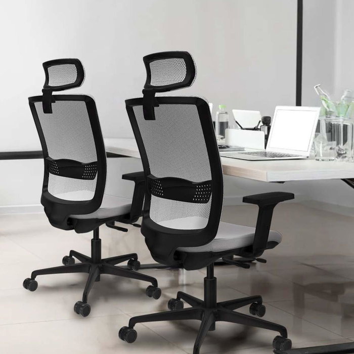 PIQUERAS Y CRESPO Silla de oficina Haches Marrón y Negro
