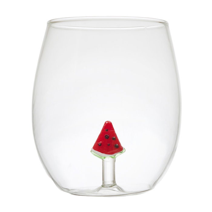 Home Deco Factory Vaso Vidrio Secret Glass 400 ml Figuras Fruta Borosilicato