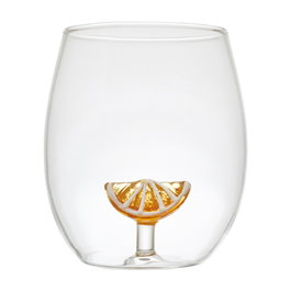 Home Deco Factory Vaso Vidrio Secret Glass 400 ml Figuras Fruta Borosilicato