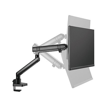 ICY BOX IB-MS313-T Soporte para Monitor de 1 Pantalla hasta 32" con Abrazadera de Escritorio, Negro