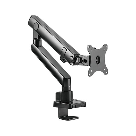 ICY BOX IB-MS313-T Soporte para Monitor de 1 Pantalla hasta 32" con Abrazadera de Escritorio, Negro