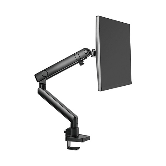 ICY BOX IB-MS313-T Soporte para Monitor de 1 Pantalla hasta 32" con Abrazadera de Escritorio, Negro