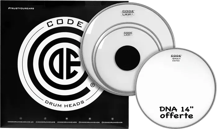 CODE Tom Pack Code Law Standard Transparente (12,13,16" + Dna 14 ")