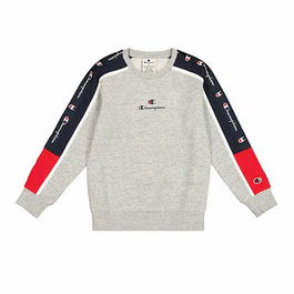 Sudadera sin Capucha Niño Champion Gris claro