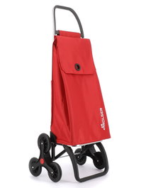 ROLSER Carro de compra Akanto subescaleras 6 ruedas MF6 Rojo