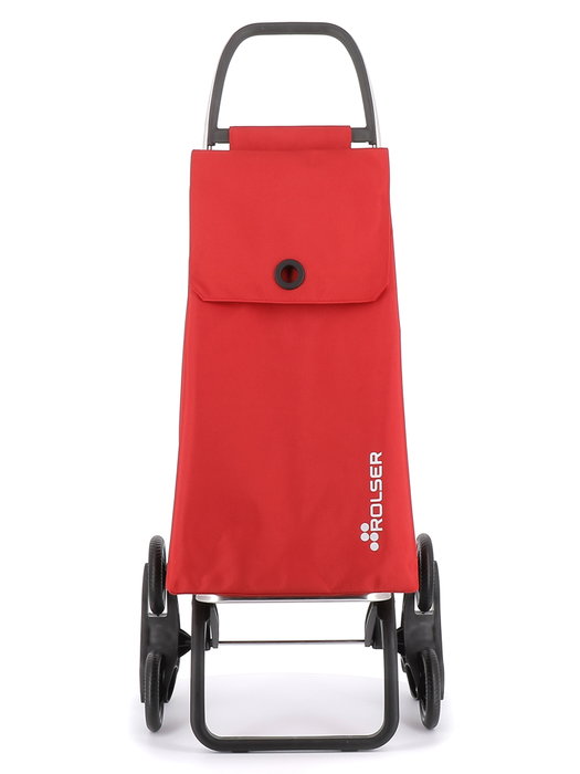 ROLSER Carro de compra Akanto subescaleras 6 ruedas MF6 Rojo