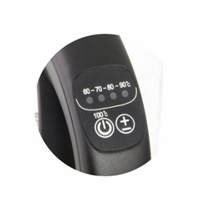 Esperanza Loire EKK027 Hervidor Eléctrico de Vidrio Negro 1.7 l
