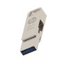 HP HPFD206C-256 Unidad Flash USB 256 GB Dual USB Type-A/Type-C Plata