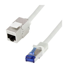 LogiLink Cable de punto de consolidación Cat.6A S/FTP, 10m, gris